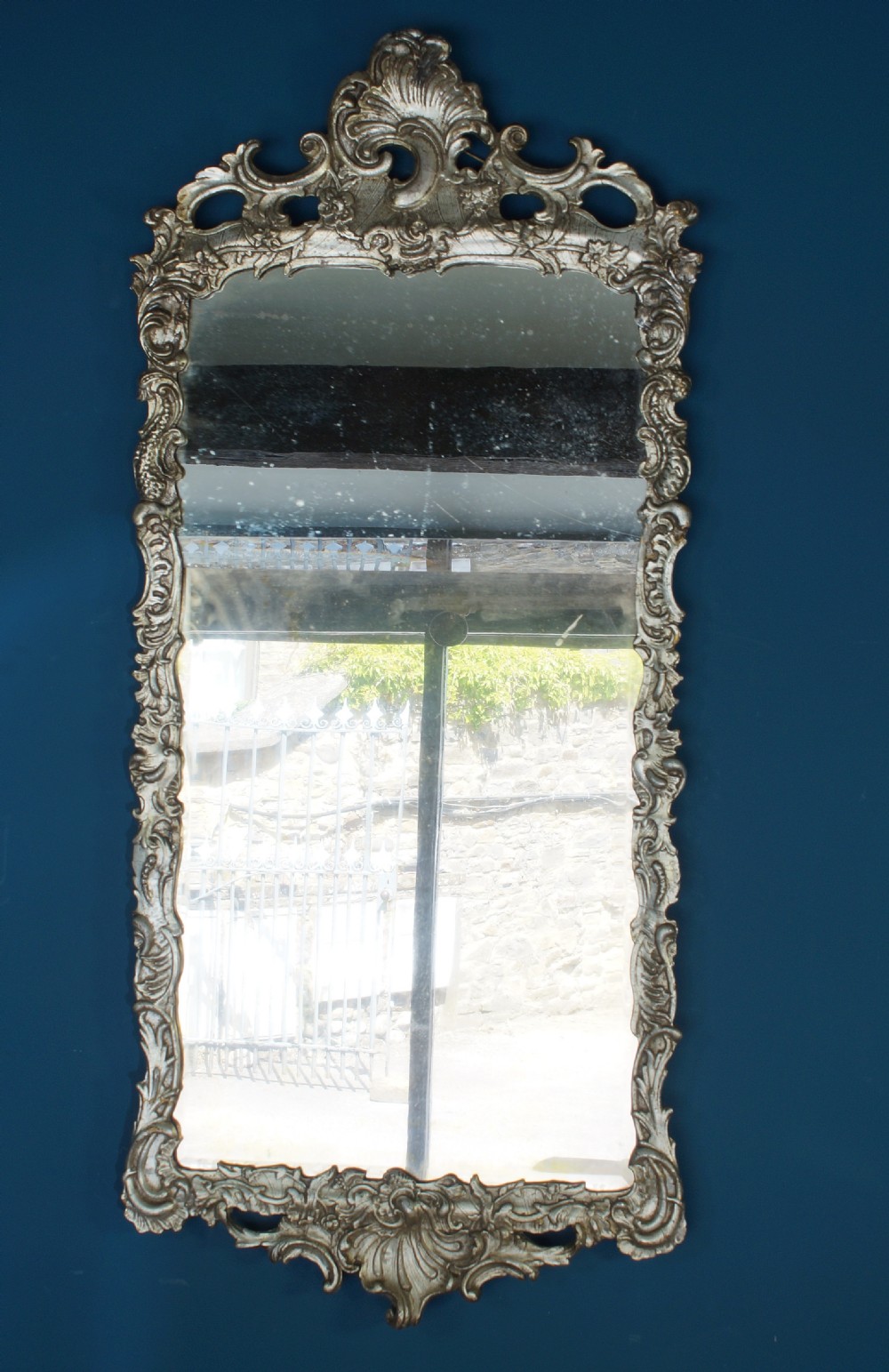 Large 18th Century Silver Gilt Mirror. View VII