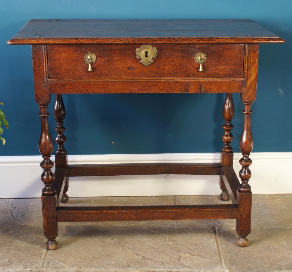 17th Century Oak side table.