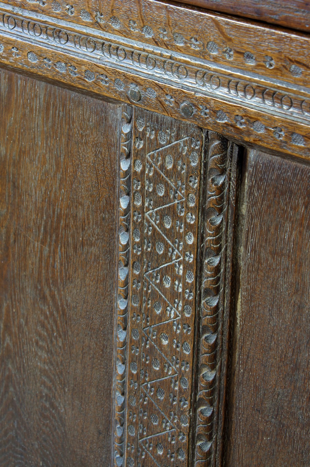 17th Century Oak Coffer View III