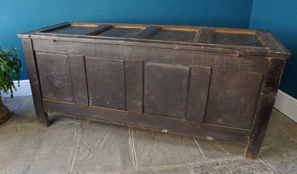 17th Century Oak Coffer View V