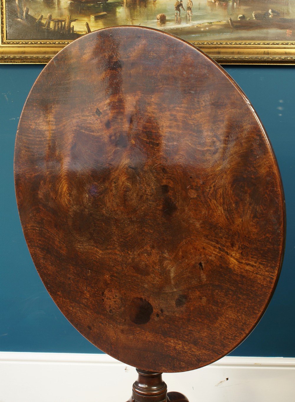 A fine 18th Century Mahogany Tripod Table. View XIX