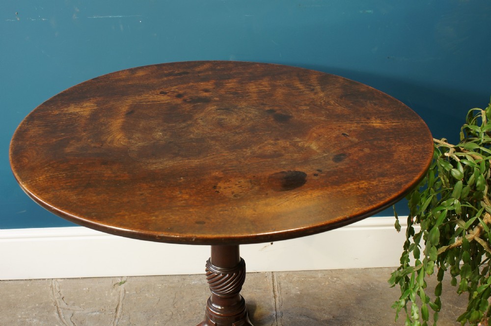 A fine 18th Century Mahogany Tripod Table. View XXII