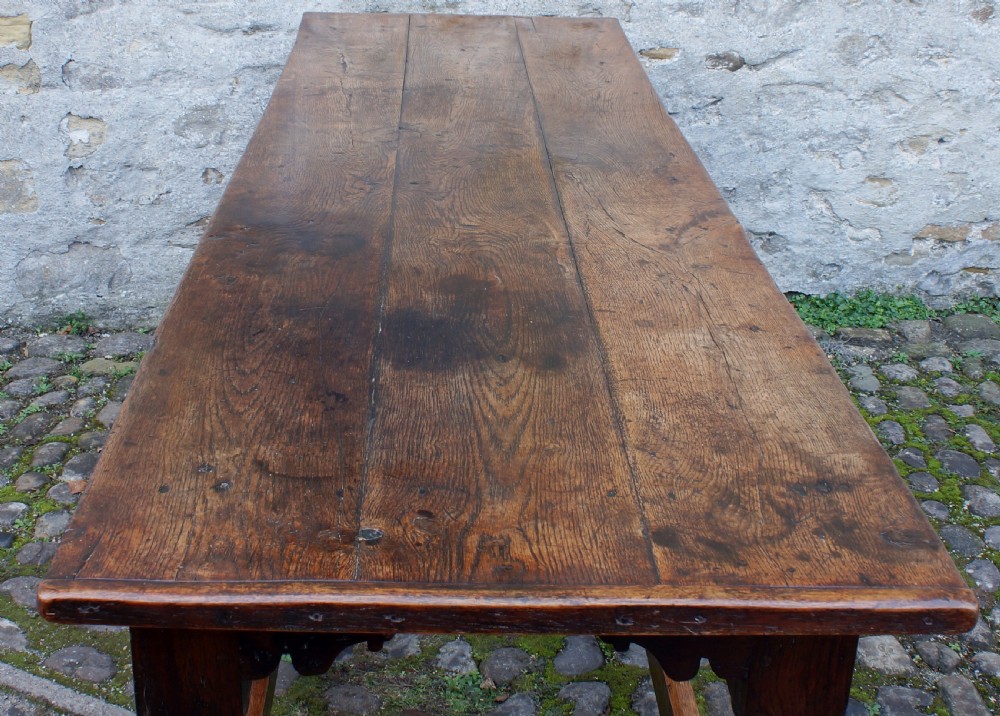 17th Century Oak Refectory table. View II