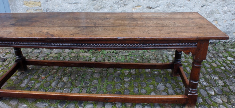17th Century Oak Refectory table. View IV
