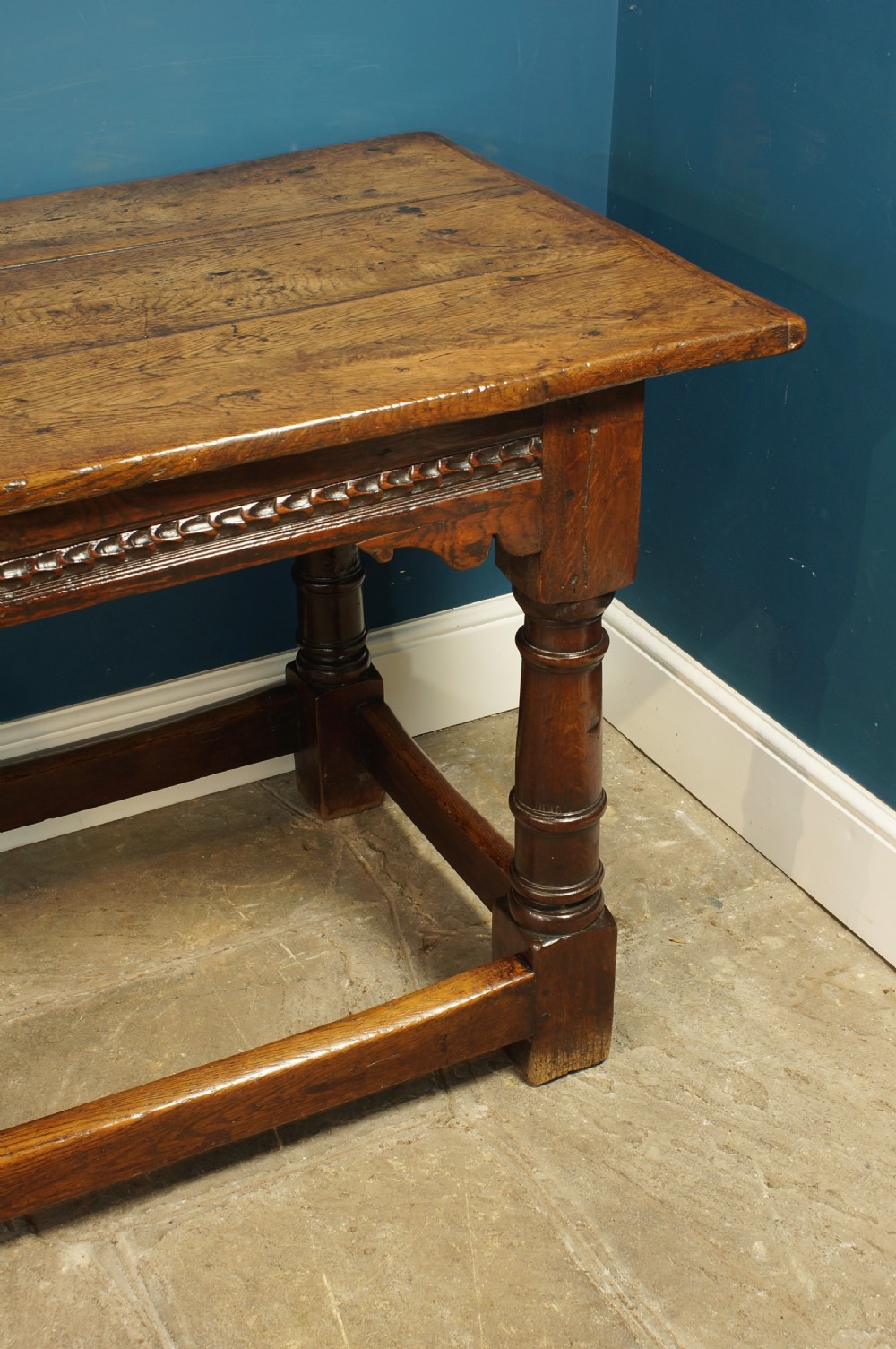 17th Century Oak Refectory table. View VI