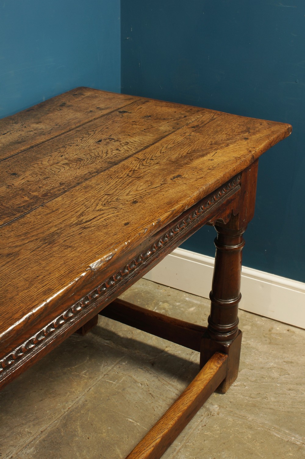 17th Century Oak Refectory table. View VII