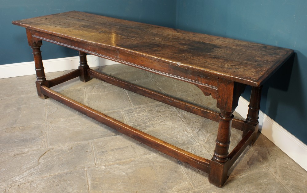 17th Century Oak Refectory table. View XX