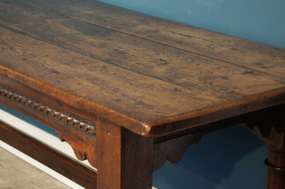 17th Century Oak Refectory table. View XXI