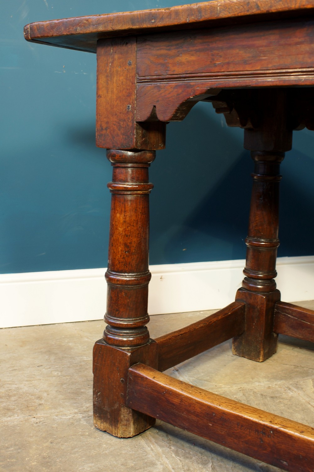 17th Century Oak Refectory table. View XXVI