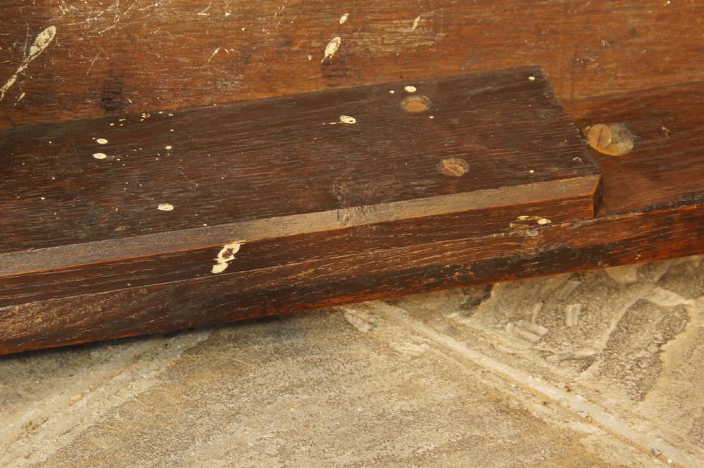 17th Century Oak Refectory table. View XXX