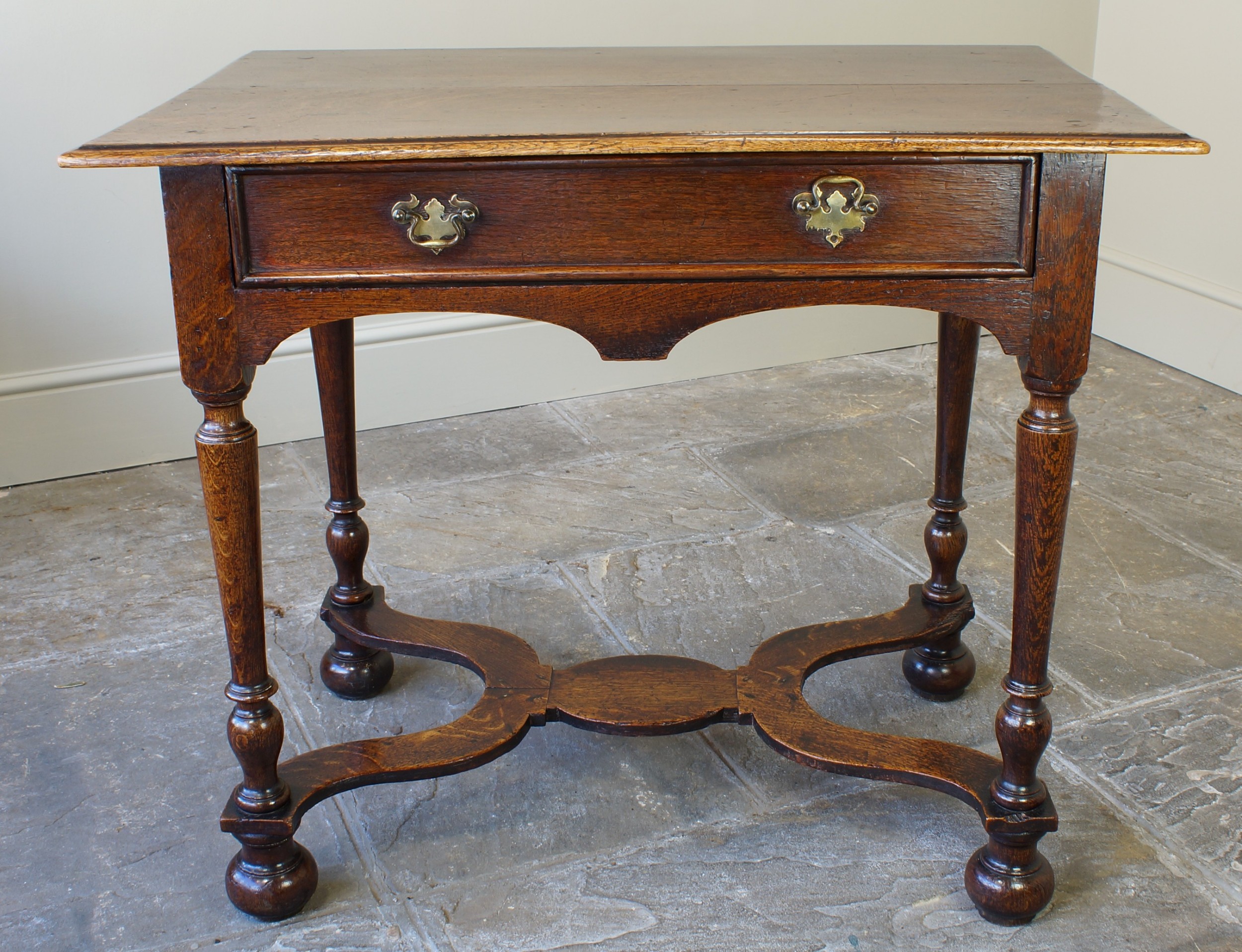 Rare 17th Century oak William and Mary Side Table.