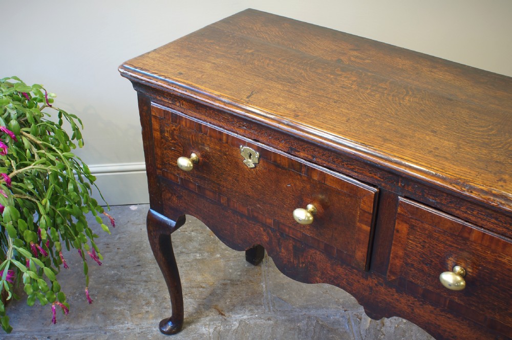 18th Century Oak  Cabriole legged Dresser. View III