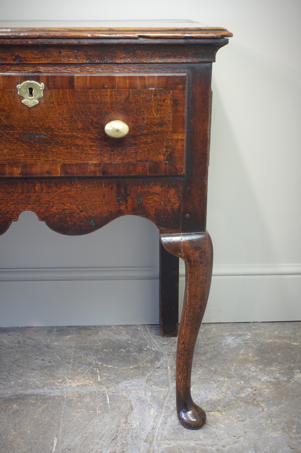18th Century Oak  Cabriole legged Dresser. View IV