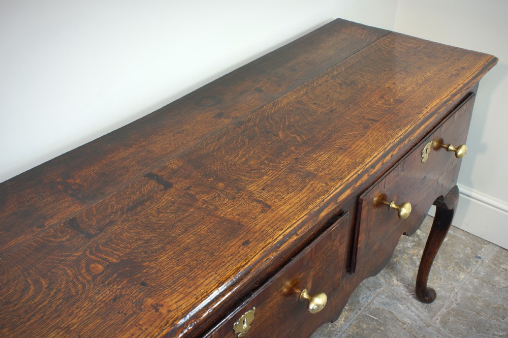 18th Century Oak  Cabriole legged Dresser. View V