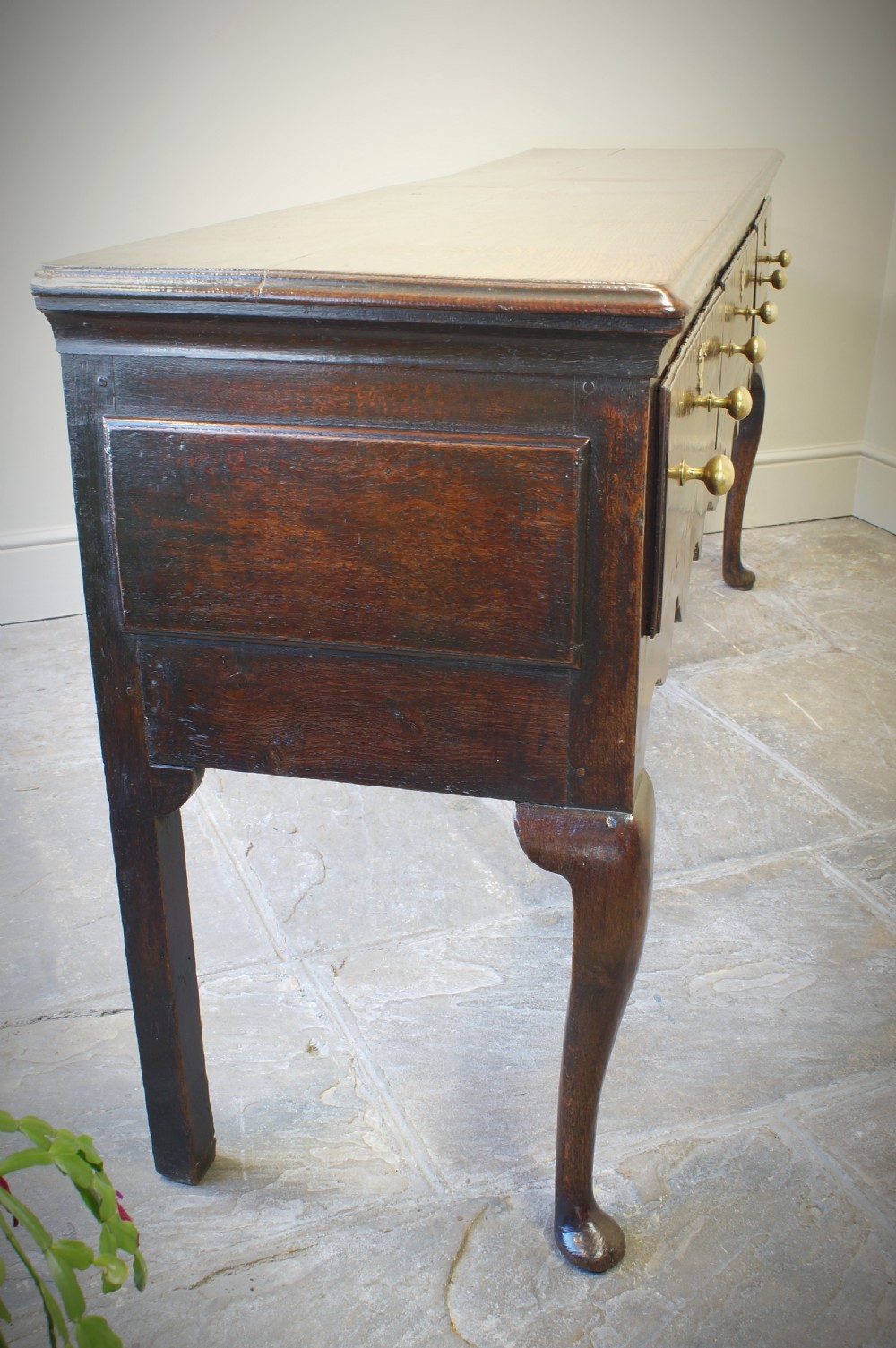 18th Century Oak  Cabriole legged Dresser. View VI