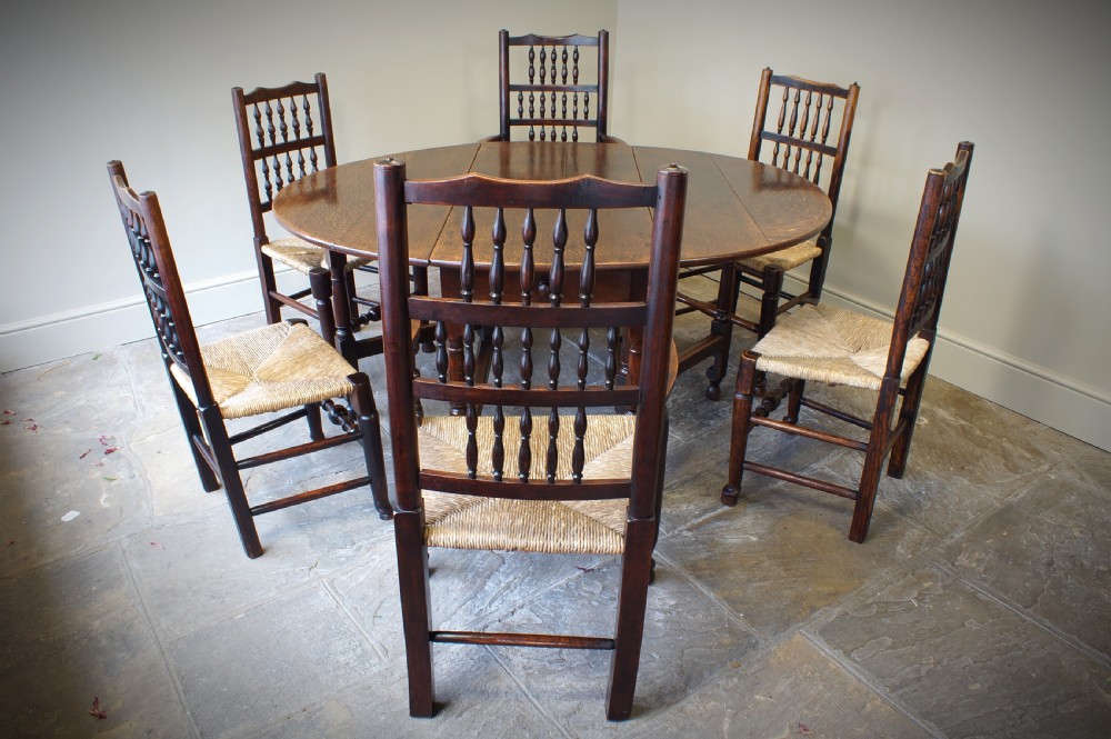Late 17th Century Oak Gateleg Dining Table. View II