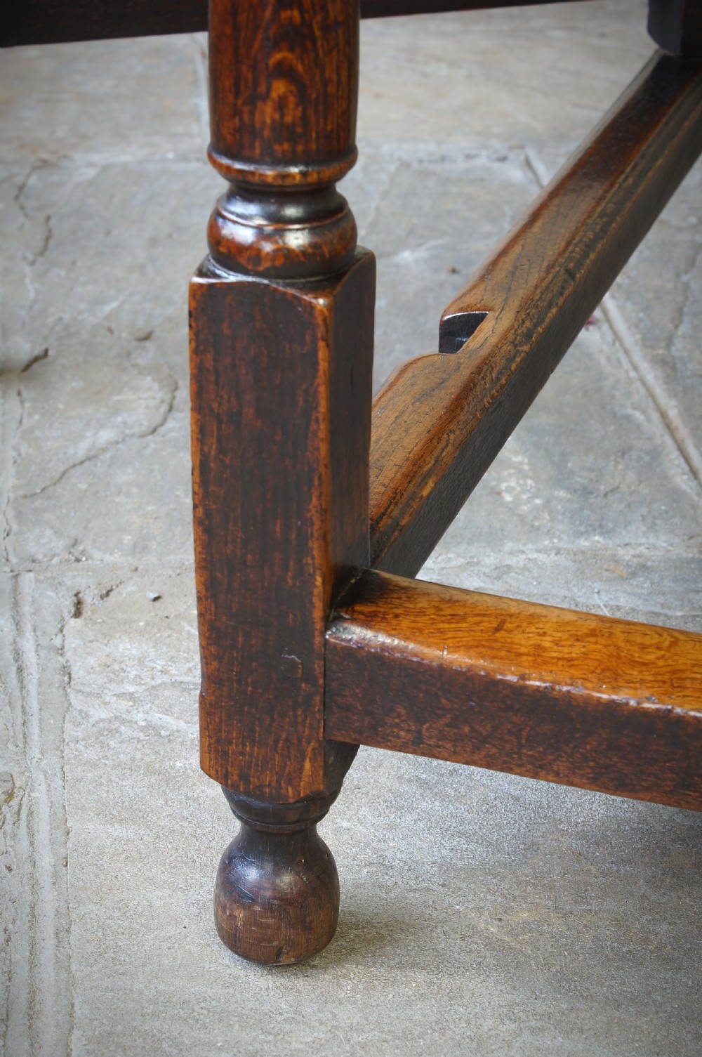 Late 17th Century Oak Gateleg Dining Table. View VII
