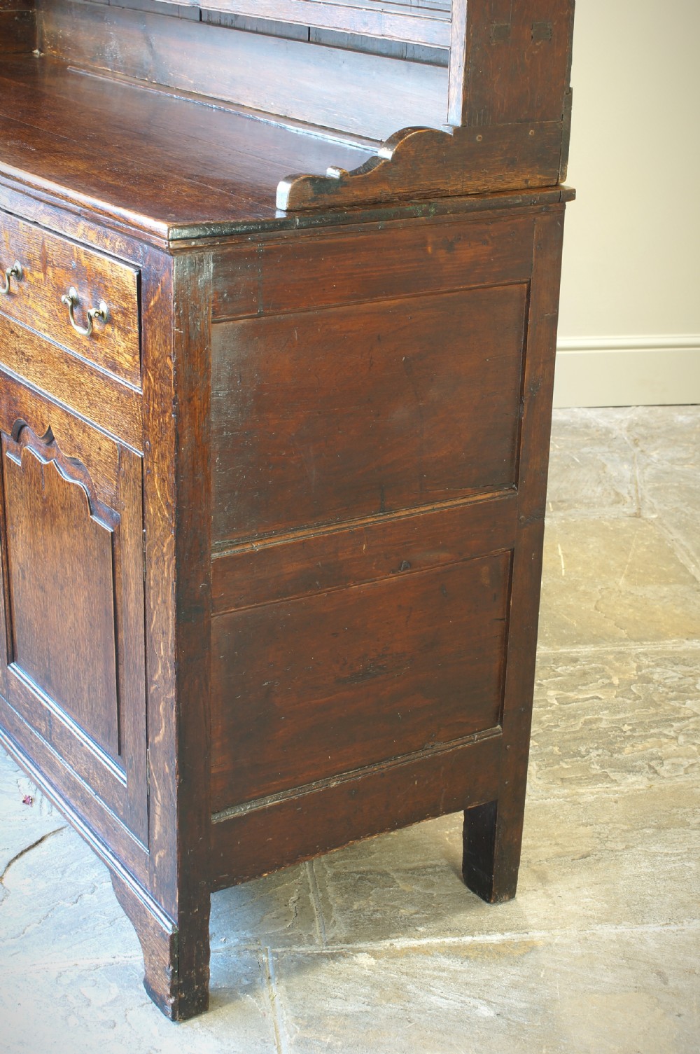 George III Oak Dresser And Rack View VIII