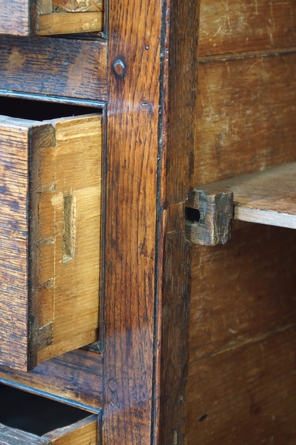George III Oak Dresser And Rack View IX
