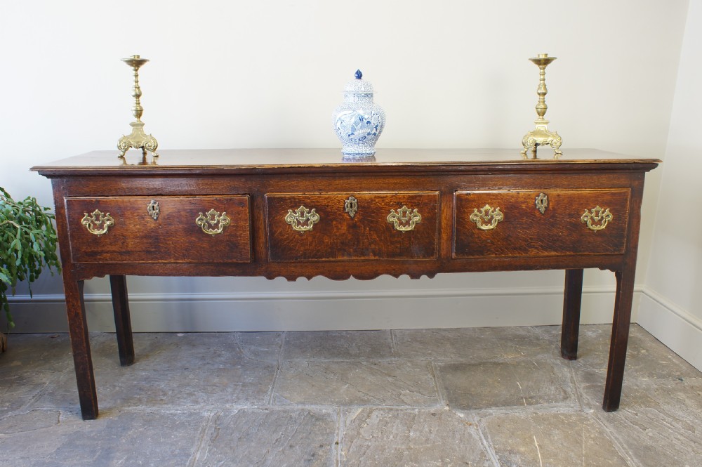 18th Century Oak Dresser Base