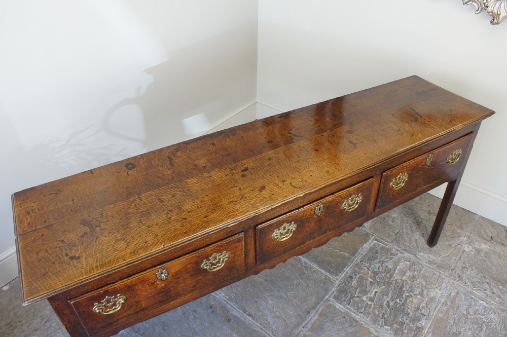 18th Century Oak Dresser Base View VI