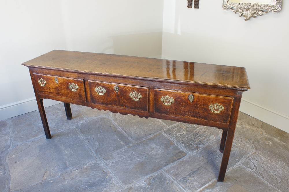 18th Century Oak Dresser Base View XI