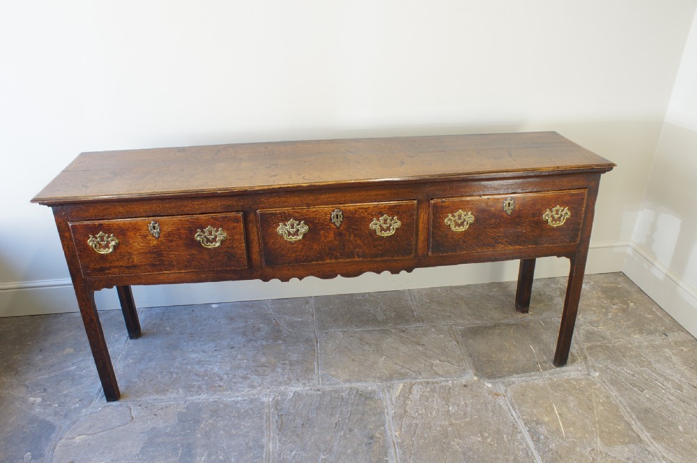 18th Century Oak Dresser Base View XII