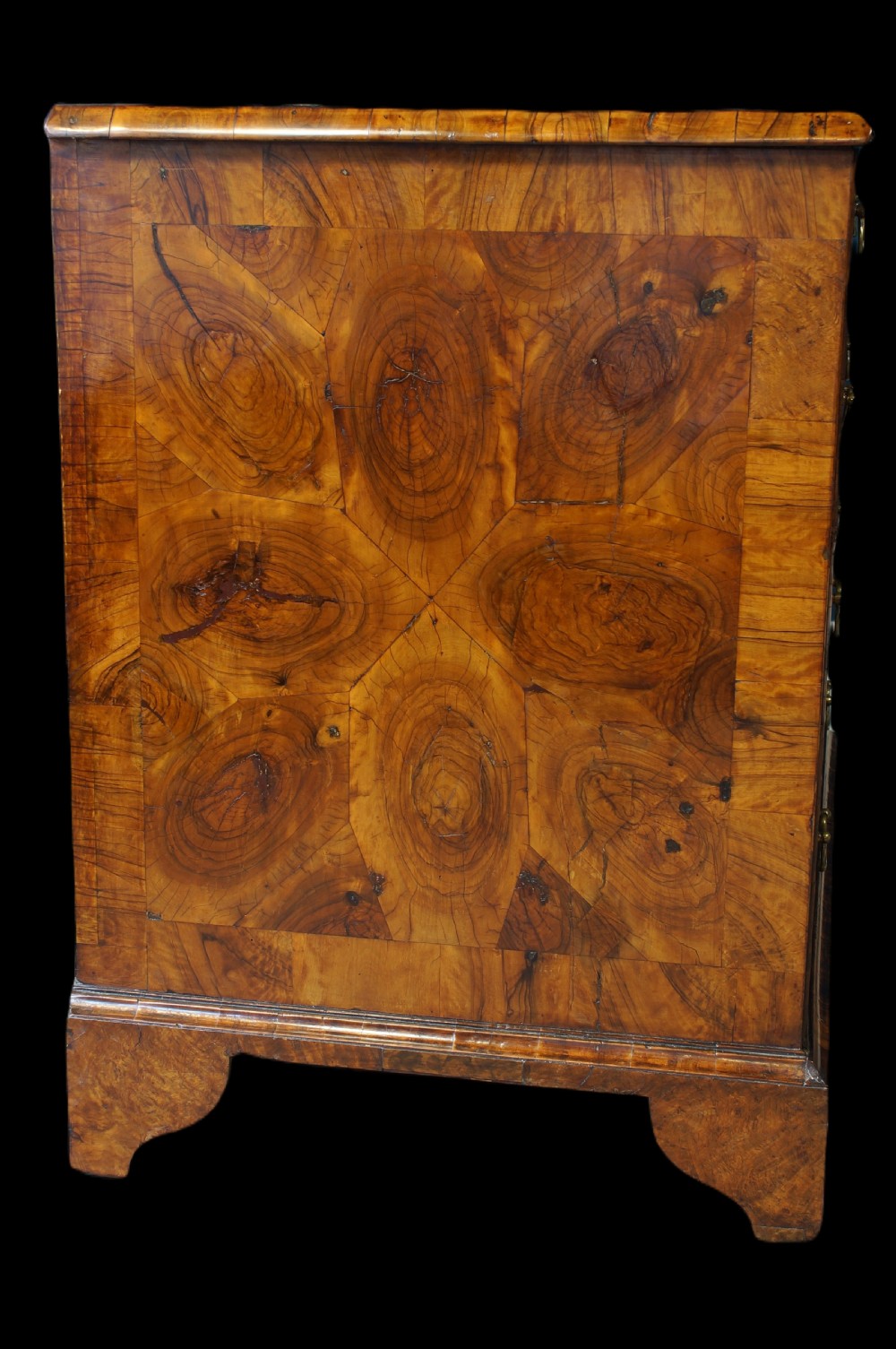 Fine & Rare 17th Century Oyster Veneer Chest. View VII