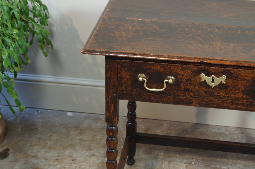 A Small 18th Century Oak Side Table. View II