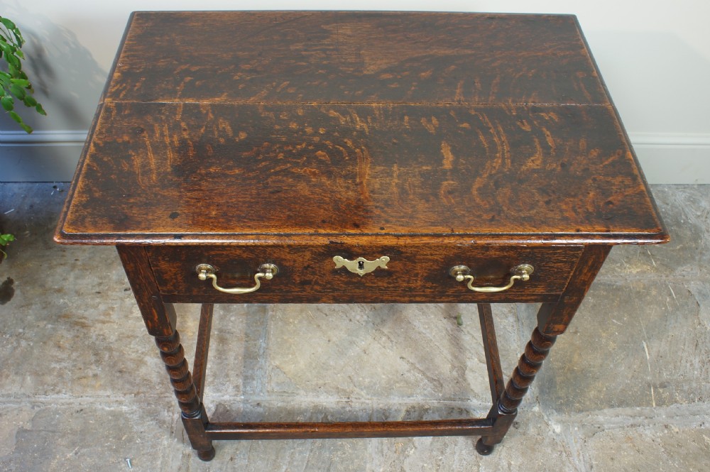 A Small 18th Century Oak Side Table. View III