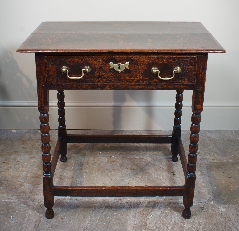 A Small 18th Century Oak Side Table. View IV