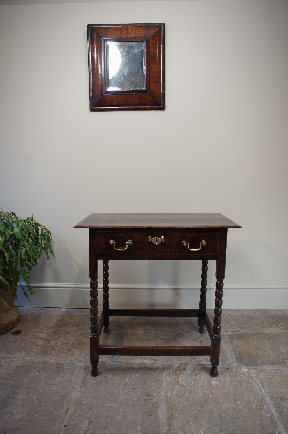 A Small 18th Century Oak Side Table. View V