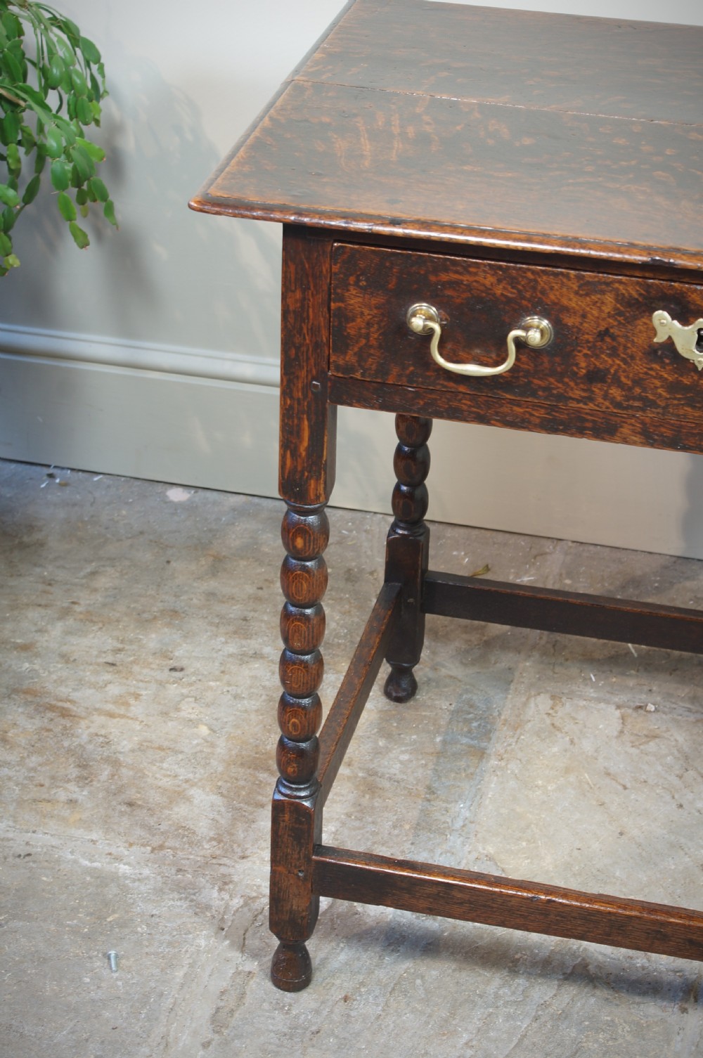 A Small 18th Century Oak Side Table. View IX