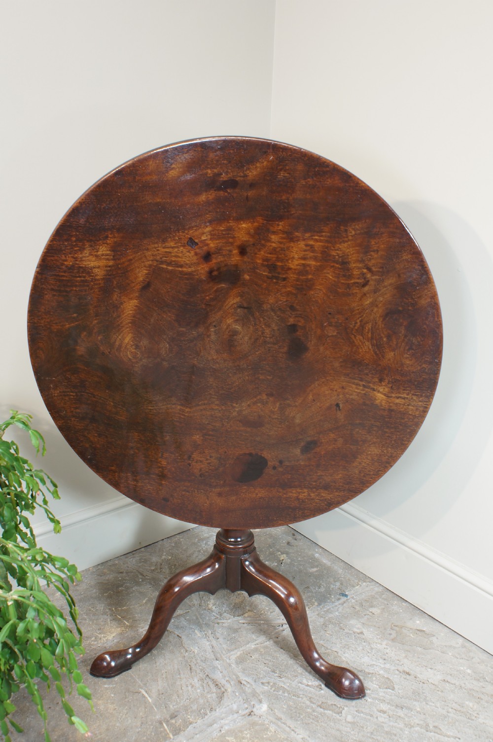 A Fine 18th Century Mahogany Tripod Table. View III