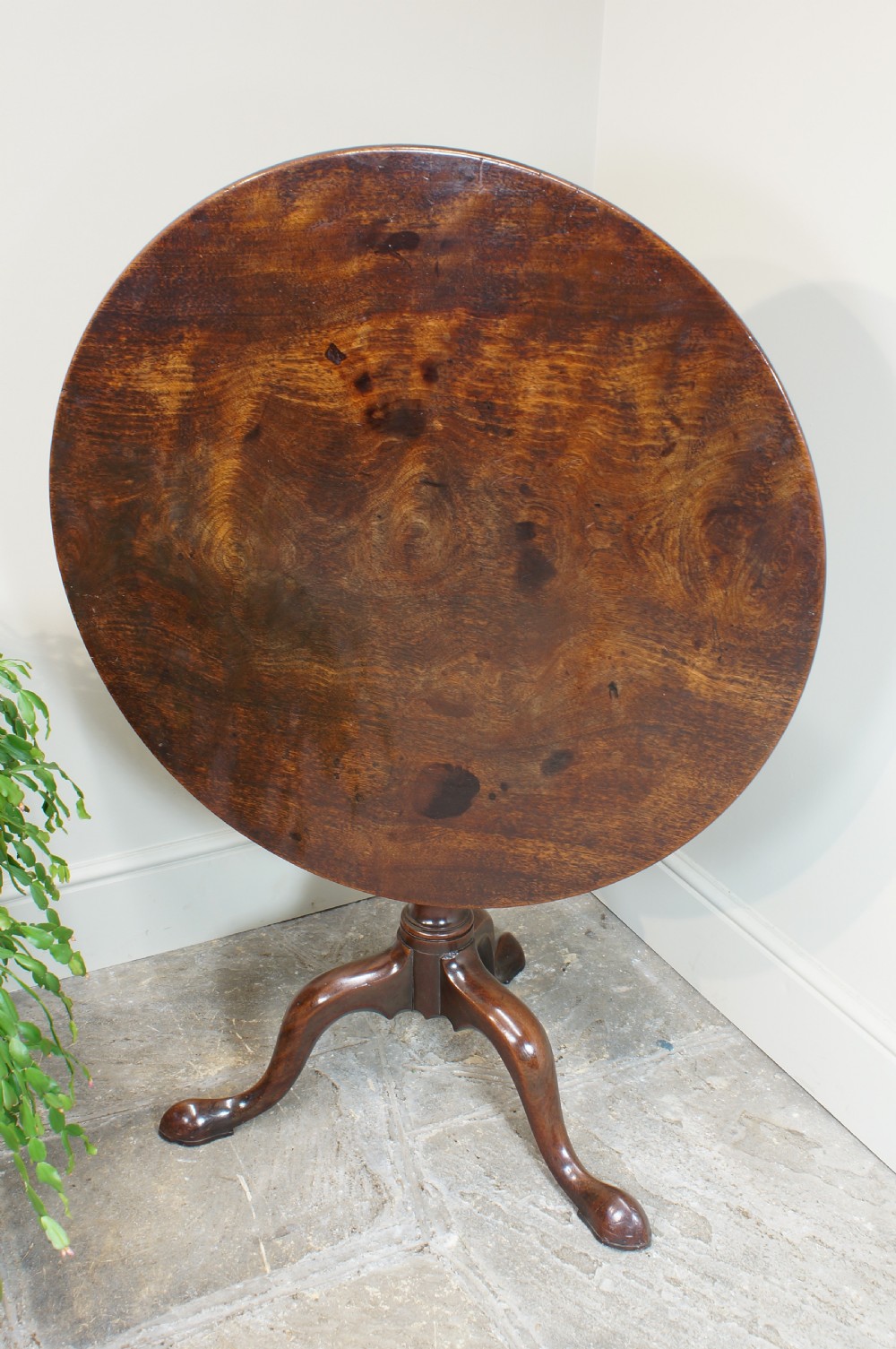 A Fine 18th Century Mahogany Tripod Table. View V