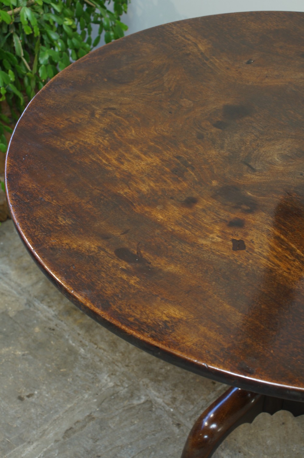 A Fine 18th Century Mahogany Tripod Table. View VIII
