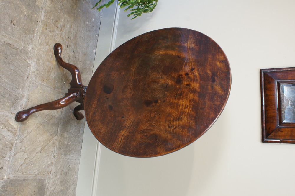 A Fine 18th Century Mahogany Tripod Table. View XVII