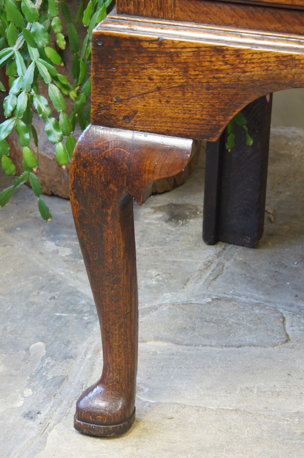 An 18th Century Oak Four Drawer Dresser Base. View XX
