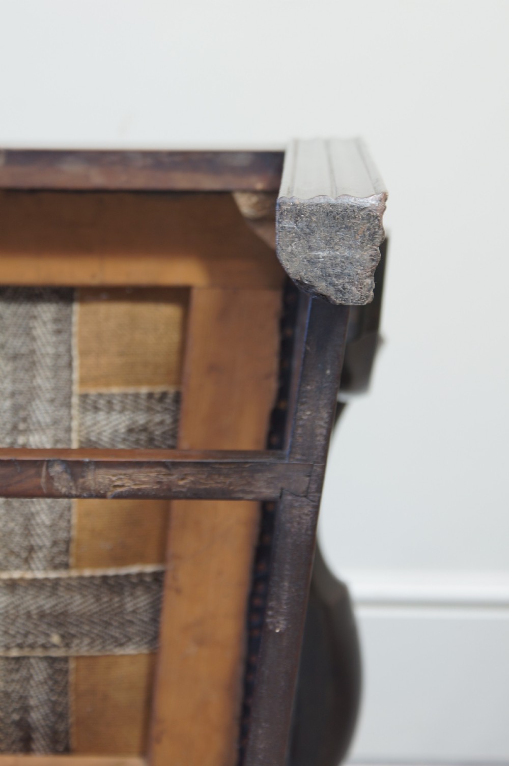 Scottish George III Laburnum Armchair of generous proportions.  View VIII
