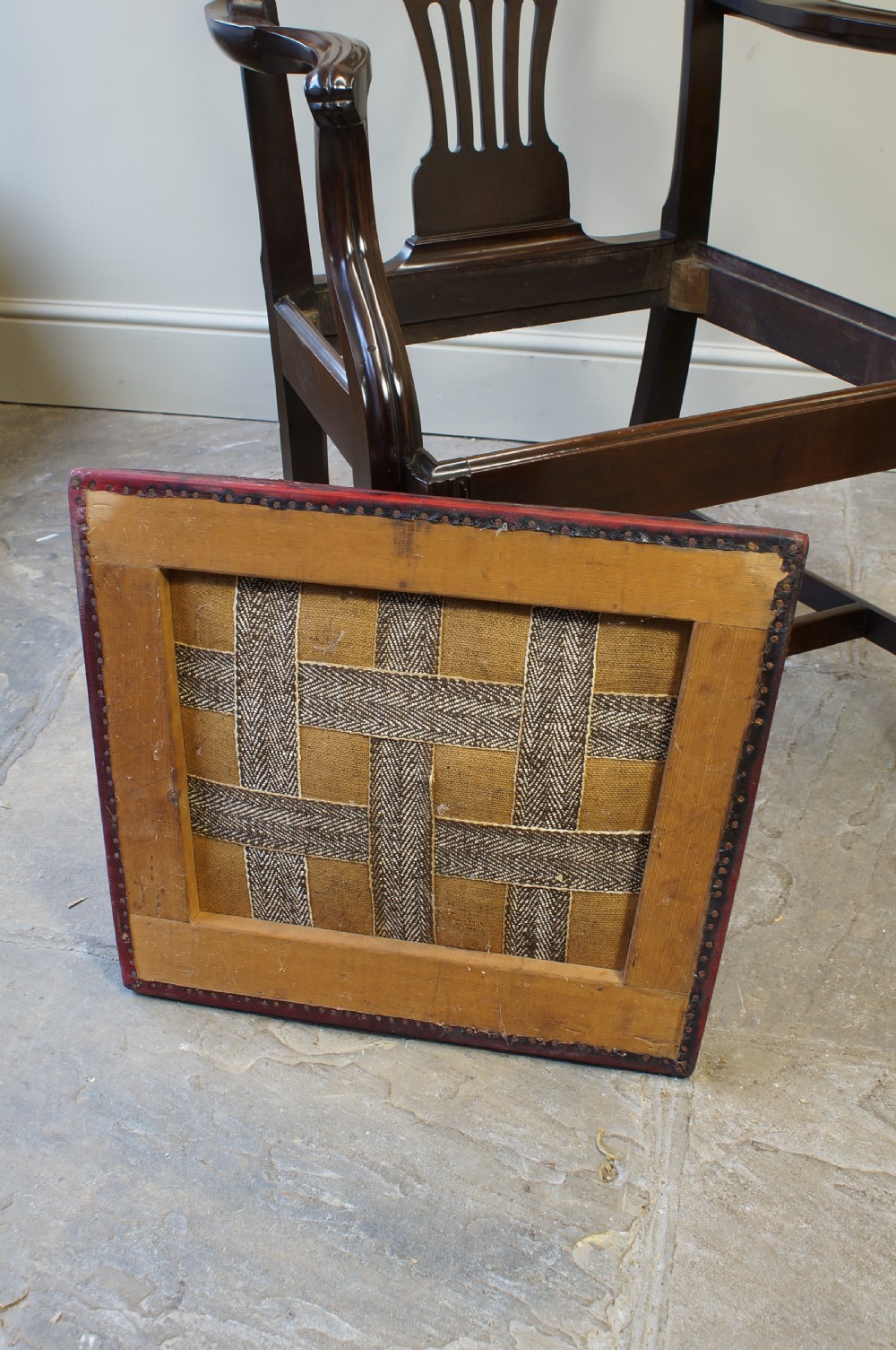 Scottish George III Laburnum Armchair of generous proportions.  View X