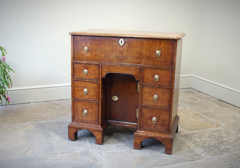 18th Century Oak Secretaire Kneehole Desk View VII