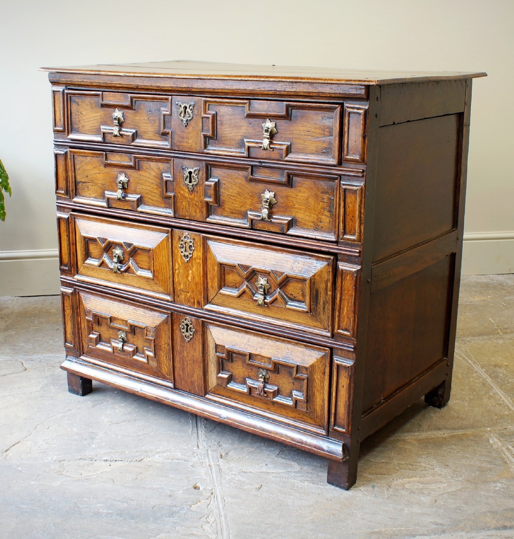 17th Century Cushion Moulded Chest Of Drawers View II