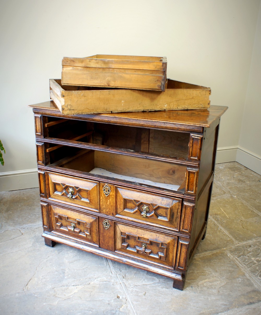 17th Century Cushion Moulded Chest Of Drawers View VIII