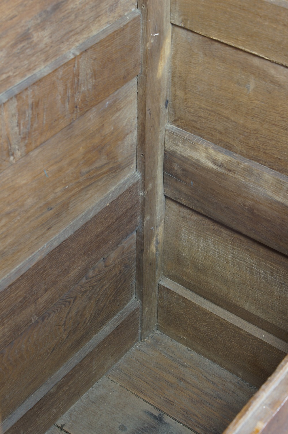 A Small and Rare Oak Linen Press Cupboard. View VIII