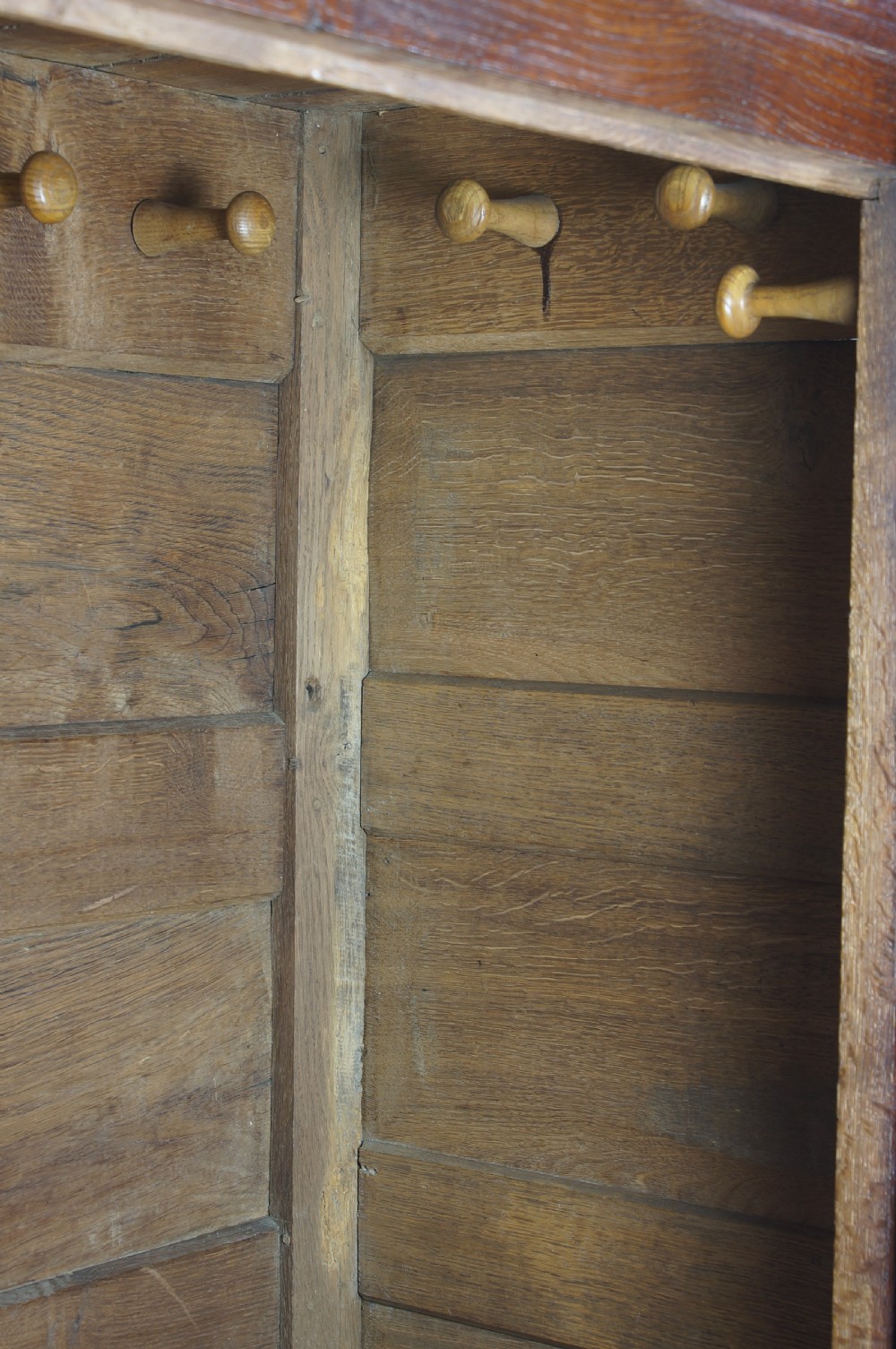 A Small and Rare Oak Linen Press Cupboard. View IX