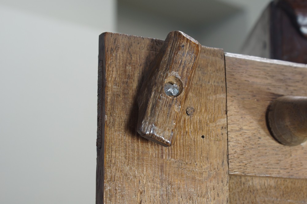 A Small and Rare Oak Linen Press Cupboard. View X