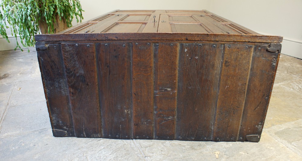 A Small and Rare Oak Linen Press Cupboard. View XIII