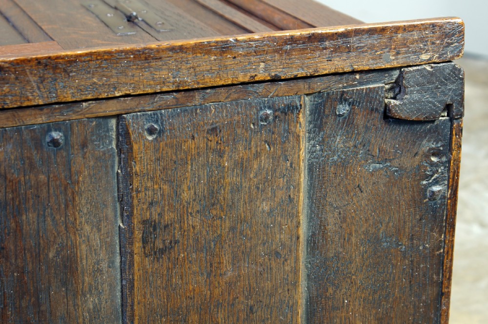 A Small and Rare Oak Linen Press Cupboard. View XIV