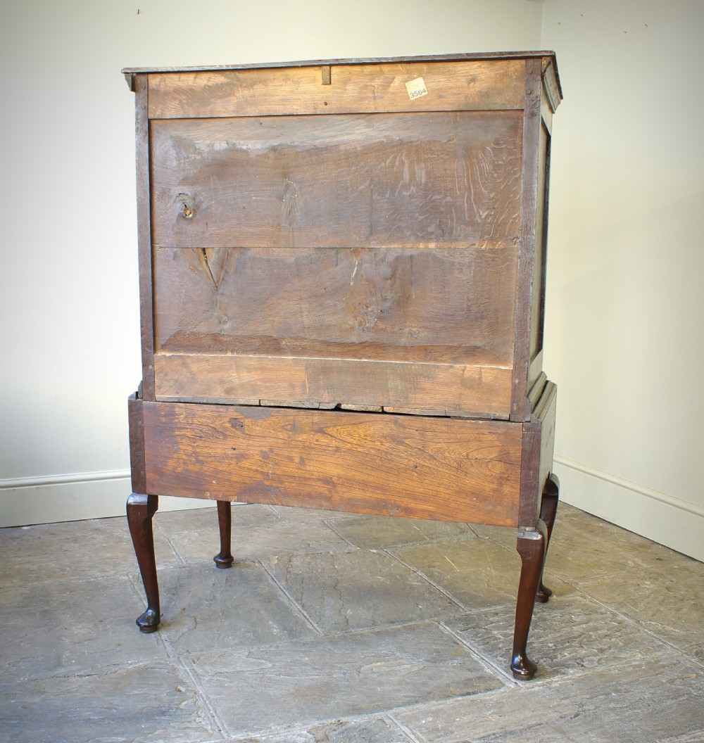 Early 18th Century Walnut And Oak Chest On Stand View IV
