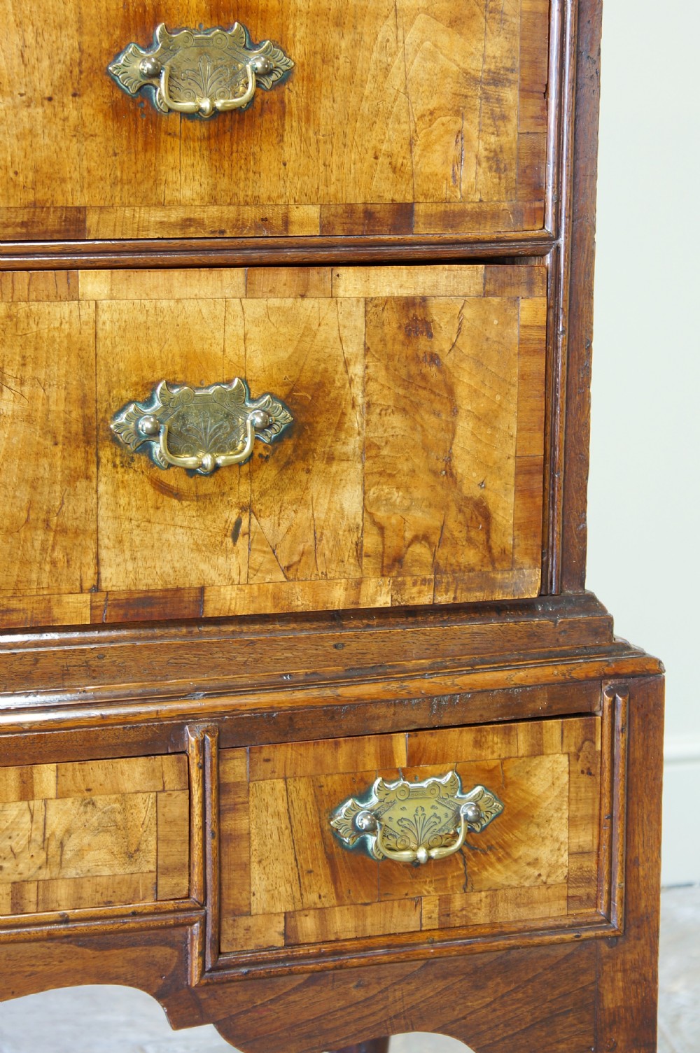 Early 18th Century Walnut And Oak Chest On Stand View VII